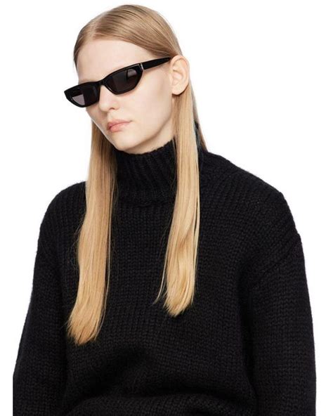 Saint Laurent: Black SL M126 Sunglasses 